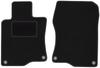 Black Front Floor Mats For: Honda Accord VIII Sedan, Station Wagon, Tourer (2008-2015)