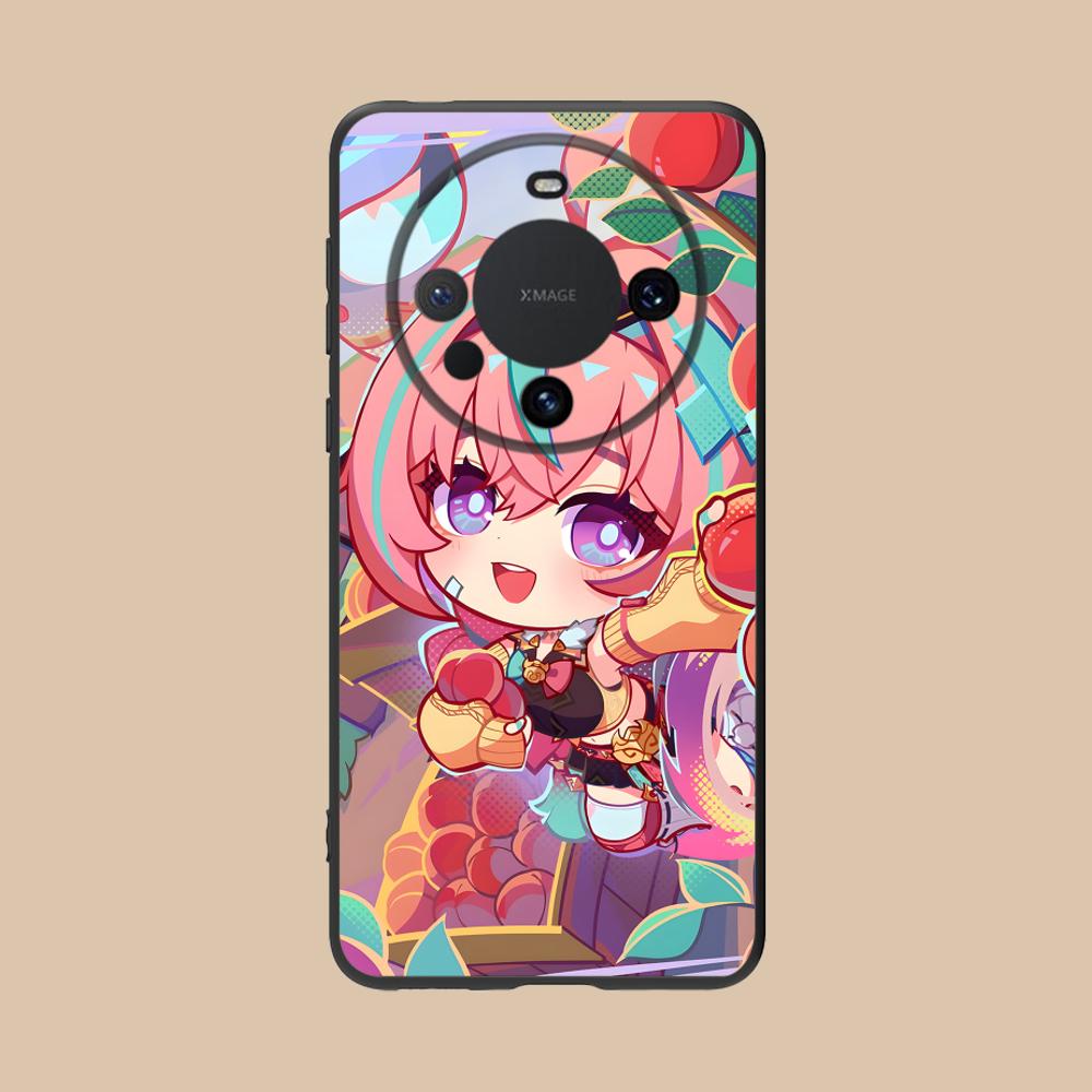 Game GI Varesa Matte TPU Mobile Phone Case for Huawei Mate 60 50 40 30 20 10 Pro Plus Lite E 5G Colorful Printing Cover