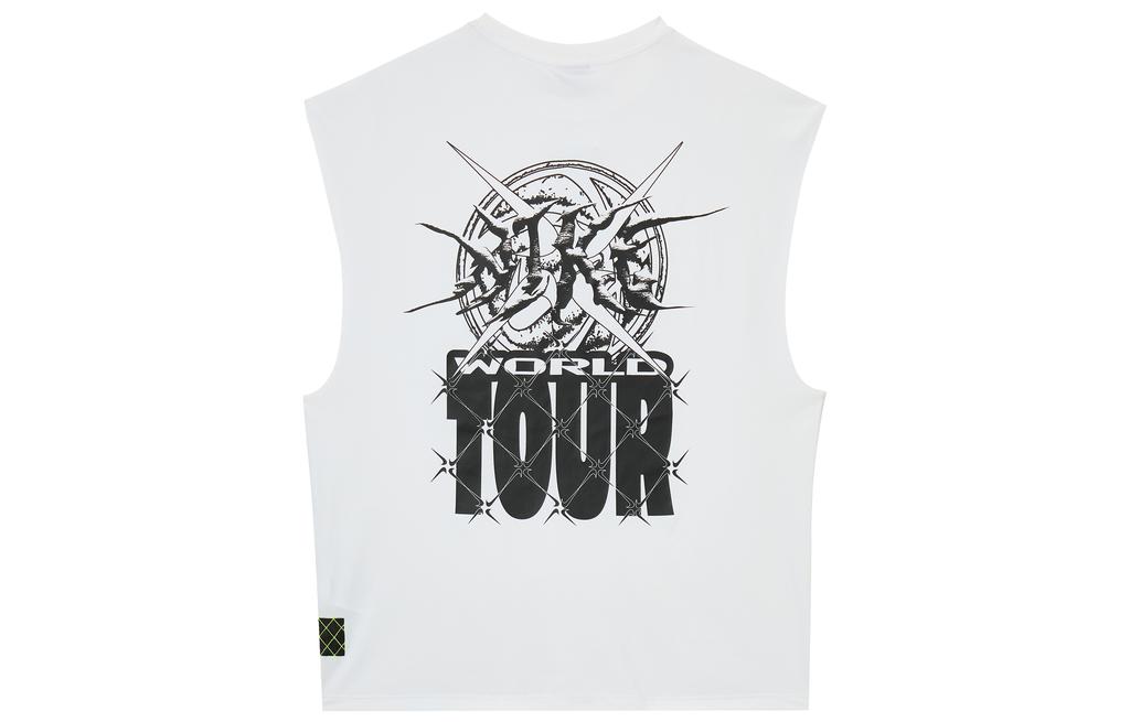 Nike Tank Tops Men's White Crew Neck Moderate Other HV1889-100