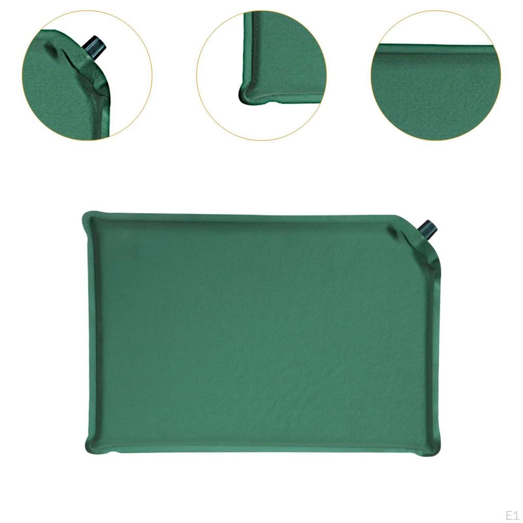 Pernă de scaun umplută cu aer pentru camping, funcție de umflare automată, pernă ușoară pentru birou și călătorii