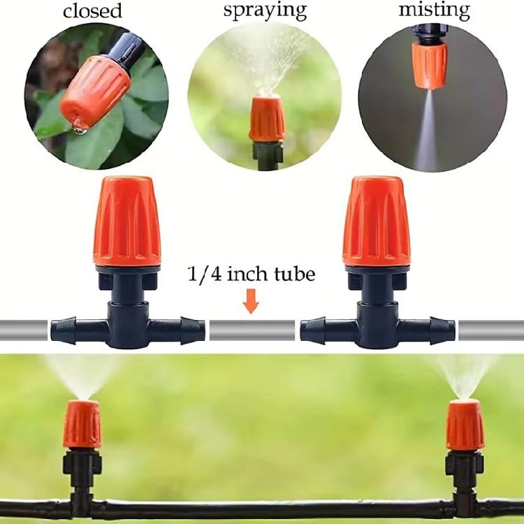 Energy Saving Summer Proof Outdoor Irrigation System With Multiple Directional Watering Coverage For Flowers Grass And Shrubs