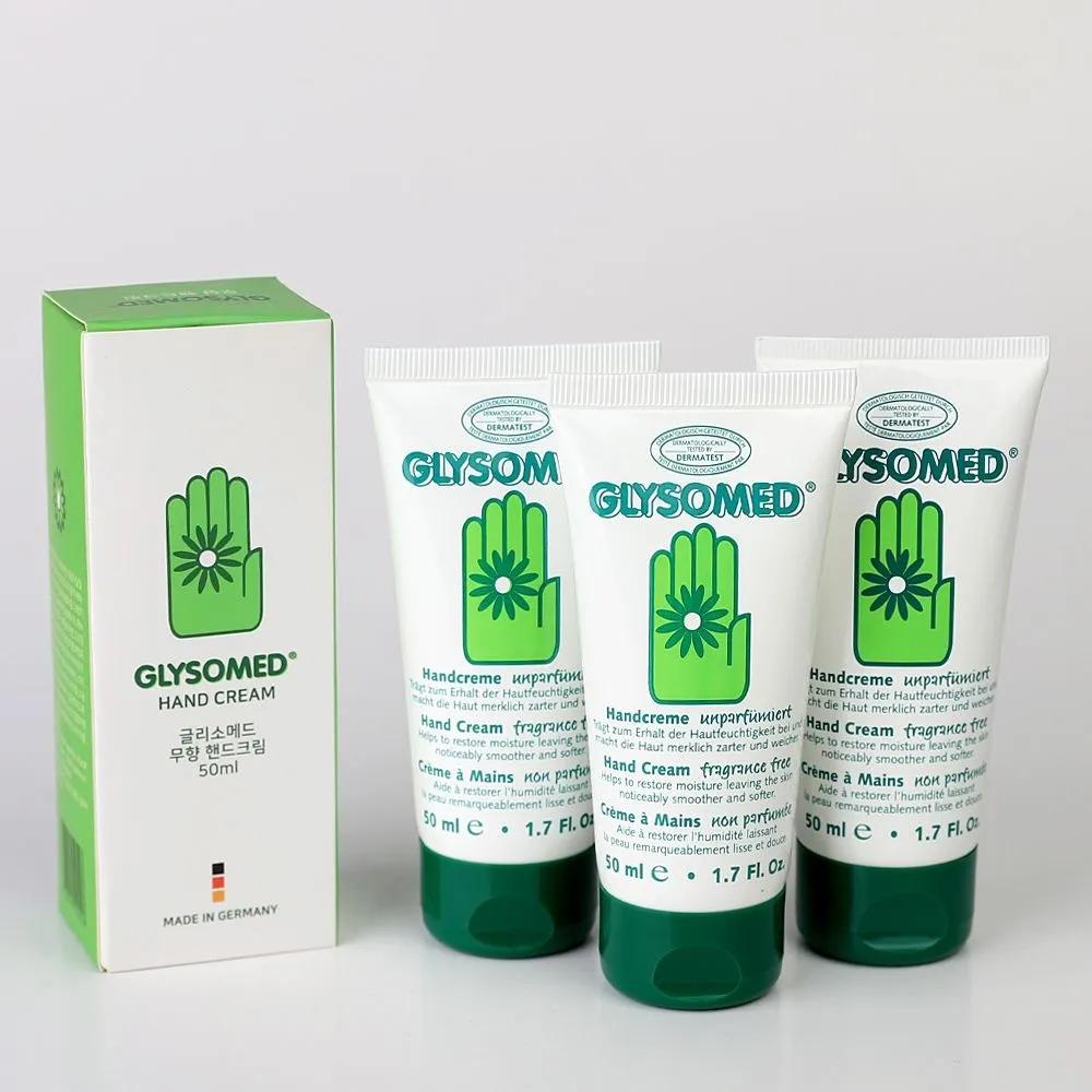 

3 Unscented Hand Creams 50ml, German GLYSOMED Hand Lotion Large Size, Gift Packaging, High Moisturizing, Perfume, Unscented, Good Scent