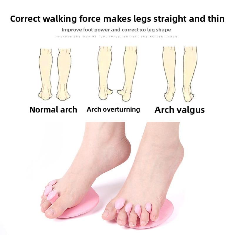 Toe Splitter Thumb Valgus Device for OX Leg Exercise Strengthens Plantar Muscles and Arch Trainer