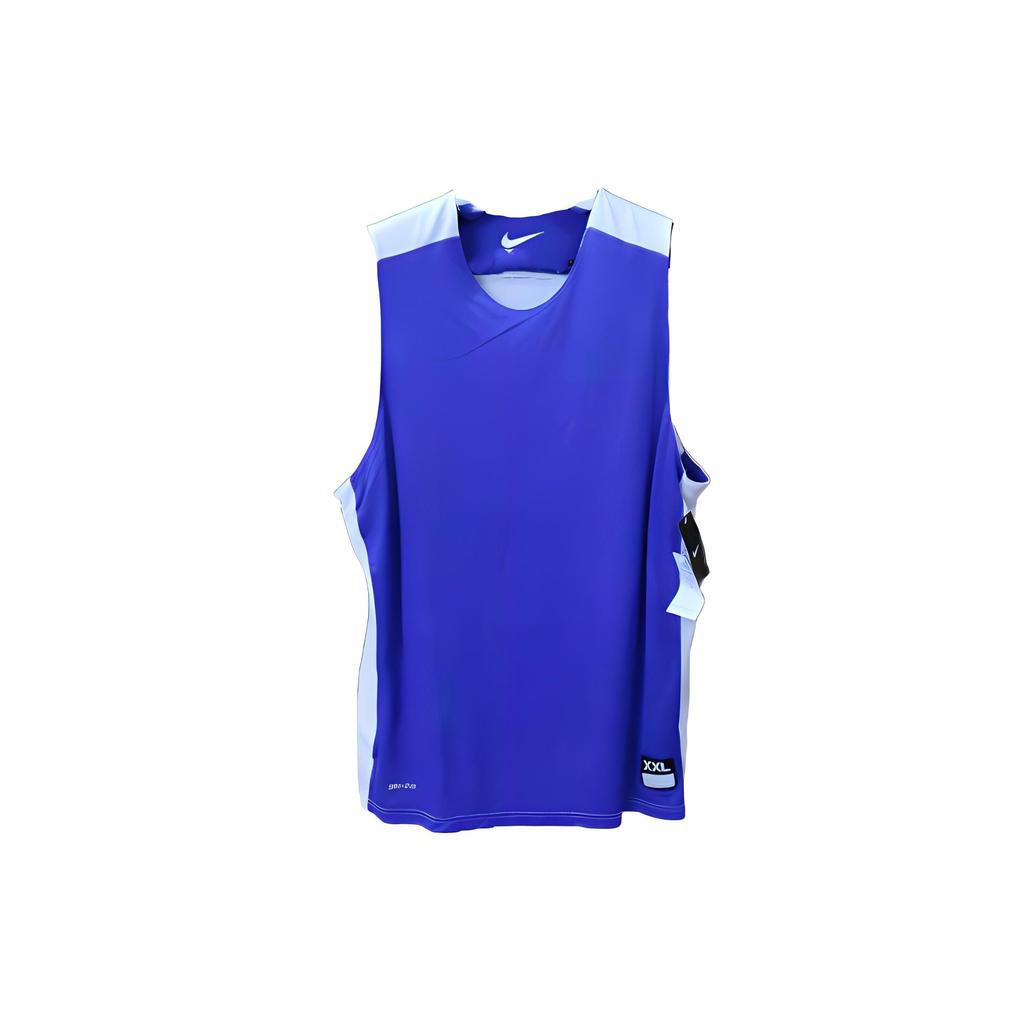 Nike Printed Sports Reversible Quick-Dry Loose Breathable Sleeveless T-Shirt Men Tops Dark-Blue 631064-420