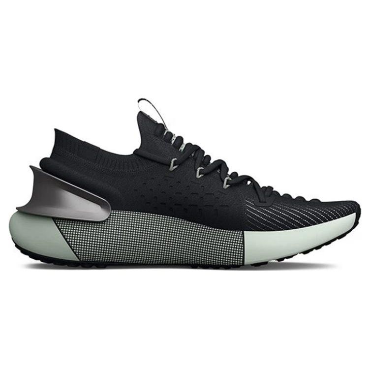 Under Armour Women's HOVR Phantom 3 Metallic Black Illusion Green Running Shoes 3025521-001