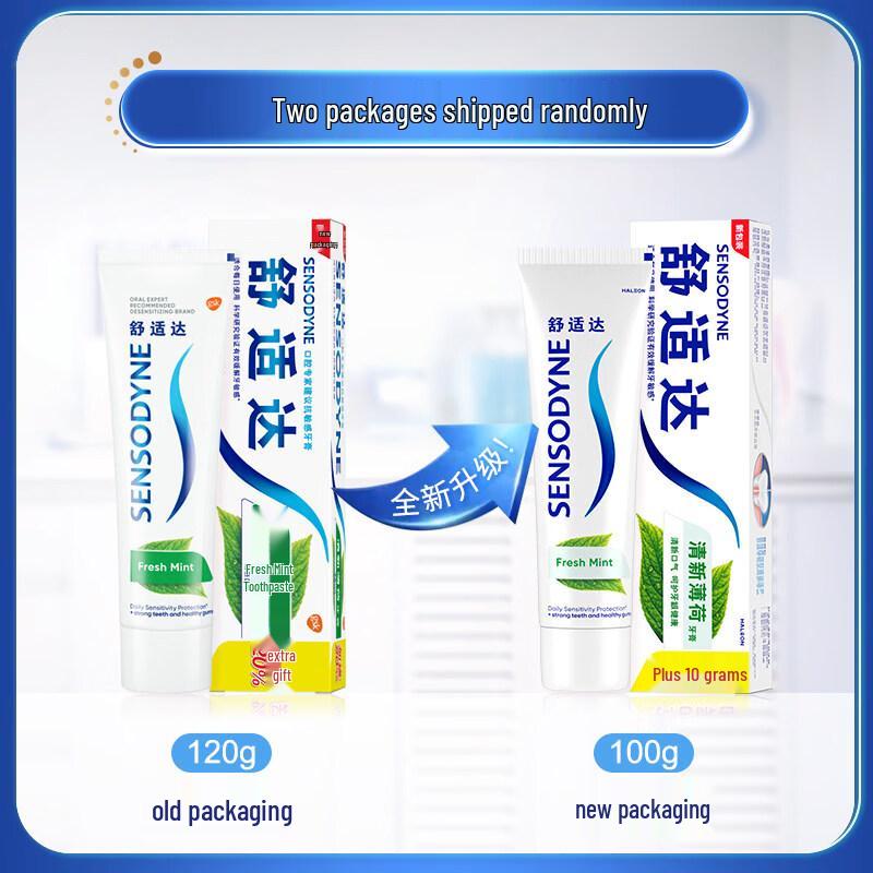 Sensodyne Fresh Mint Toothpaste & Jieting Overnight Sanitary Pants Bundle
