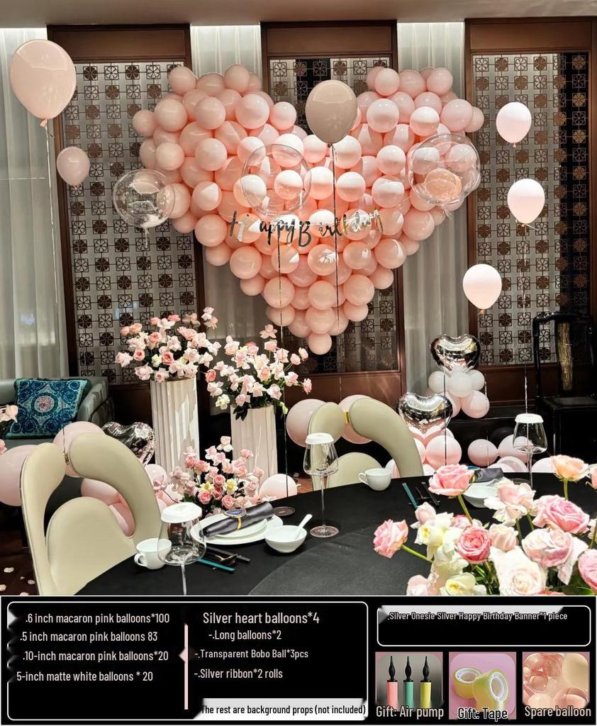 18th Birthday Party Decoration Set: Balloon Background Wall for Boys or Girls