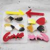 3PCS Hair Clip Silicone Mold Homemade Personalized Diy Hair Clip Star Flower Cat Hair Clip Mold Drip Glue Mold