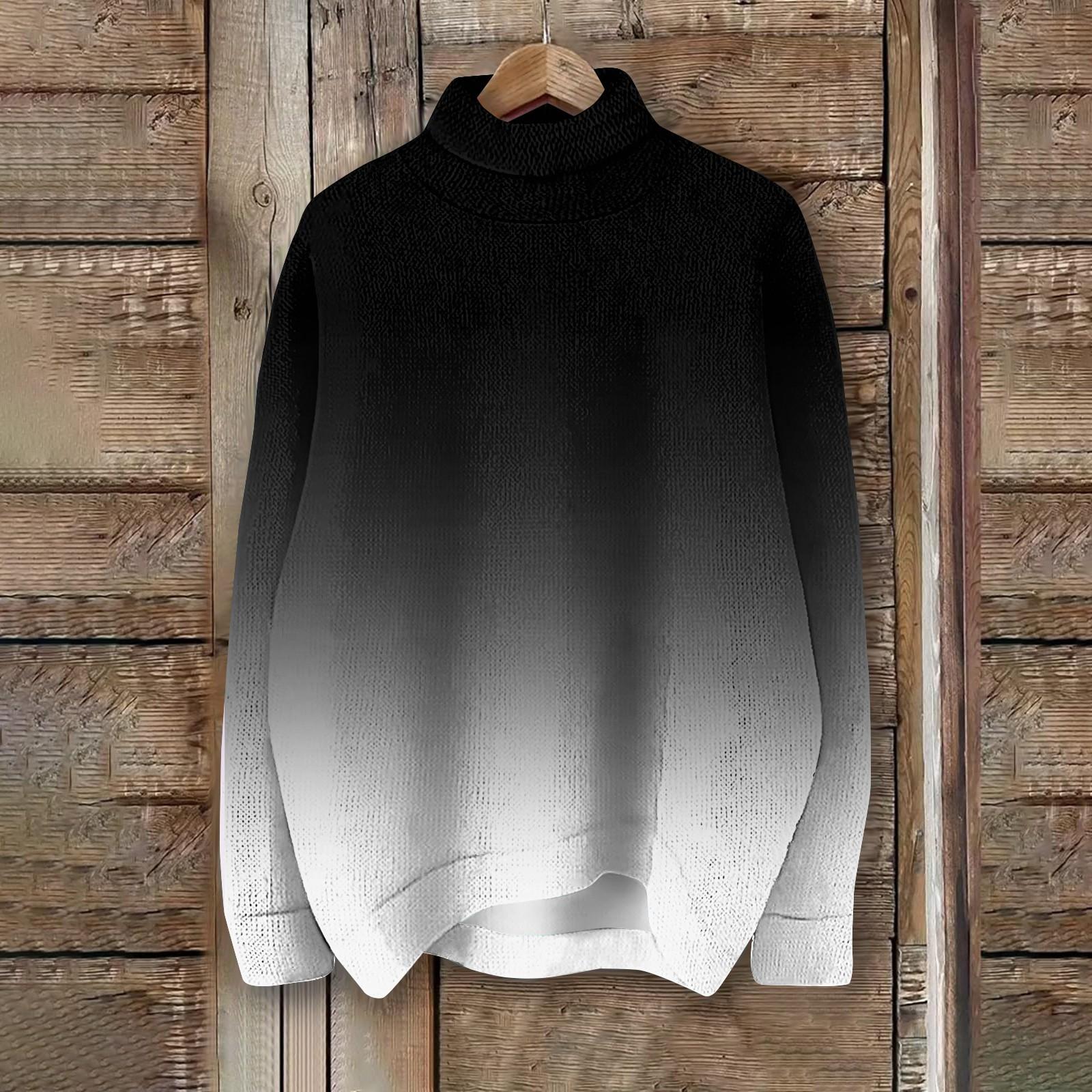 Рождественские толстовки для женщин Вязаный свитер Милая рубашка Осенняя водолазка — фото 5