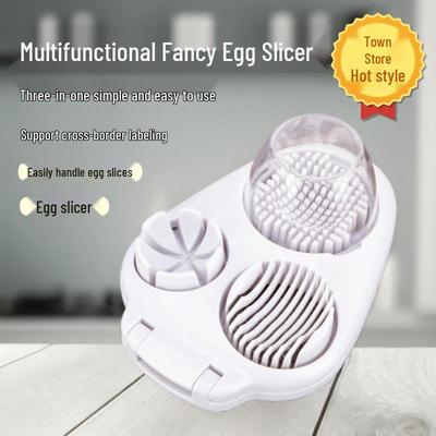 3-in-1 Multifunctional Egg and Fruit Slicer Tool