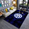 Inter Milan Logo Carpet Design Suitable As a Non-slip Mat for the Living Room or Bedroom Sofa