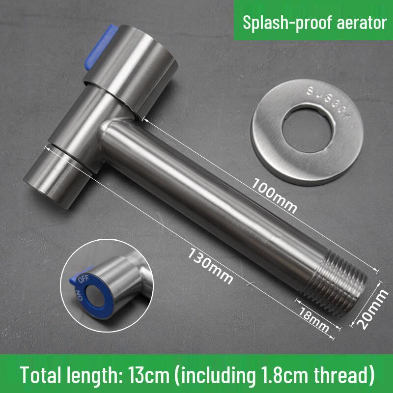 Удлиненный кран для стиральной машины TLXT из нержавеющей стали