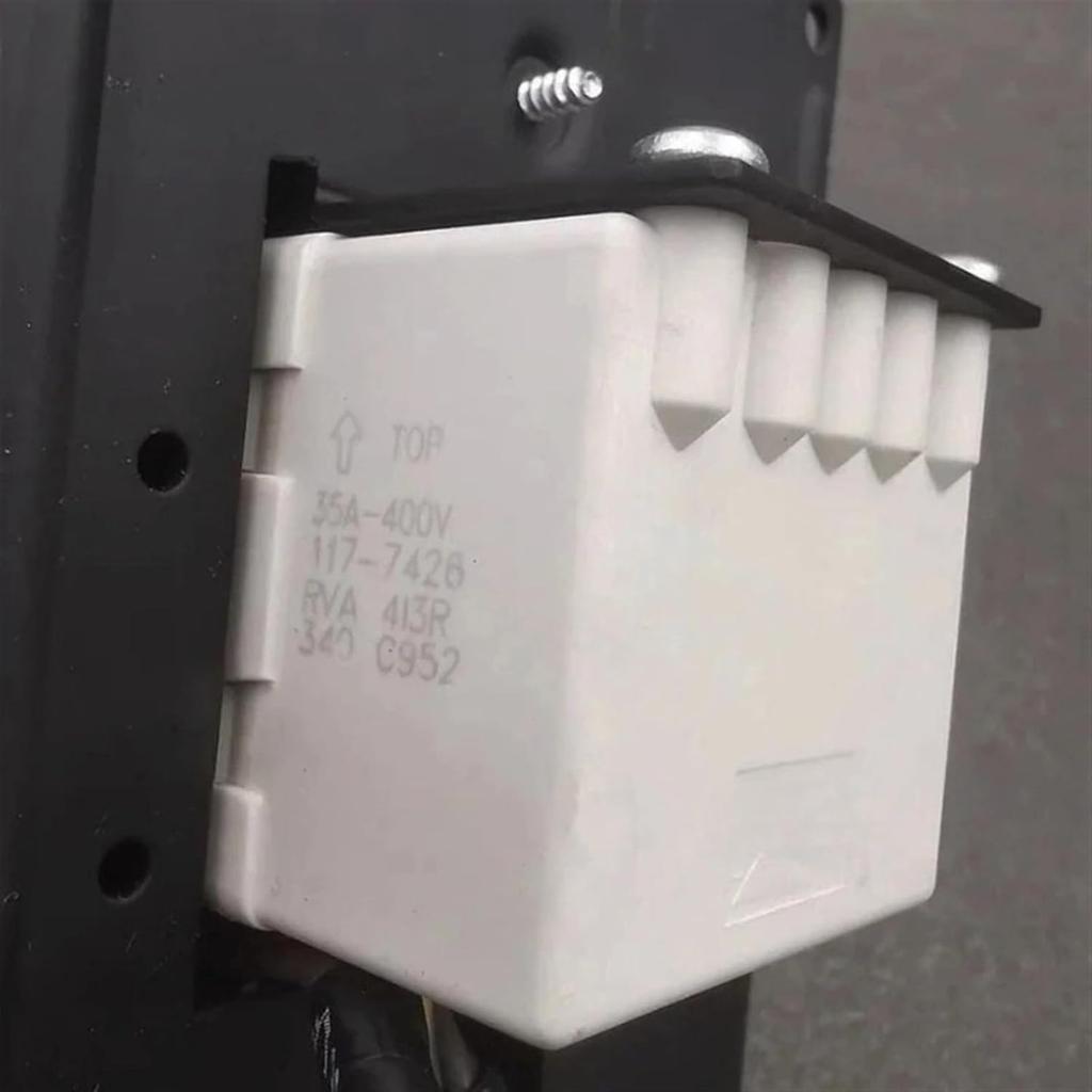 Ice Making Machine Refrigerator Parts 35A-400V 117-7426 RVA 413R Compressor Relay Starter, Compatible for Manitowoc HOSHIZAKI Ice Maker GMFS-RVA413R