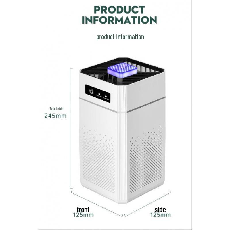 Indoor Air Purifier: Eliminates Formaldehyde, Smoke, Odors, Pet Hair, and Absorbs Negative Ions