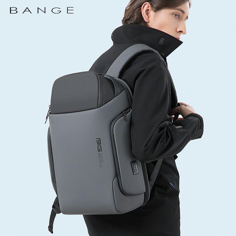 BANGE High-End Herren Wasserdichter Business-Reise-Rucksack, Große Kapazität, Trendiges Design