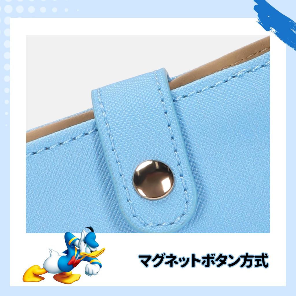 Notre Disney Officially Licensed Smartphone Fashion Shoulder Crossbody PVC Neck Pouch with Belt Pouch, Bag, Bag, (DONALD DUCK)