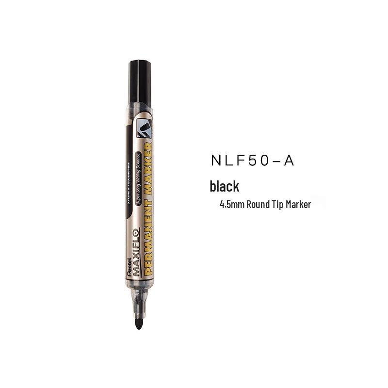 Pentel Japan Push-Type Waterproof Oil-Based Marker with Round Tip - NLF50