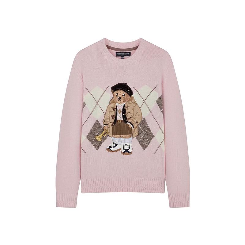 Teenie Weenie Women's Bear Cartoon Knit Sweater