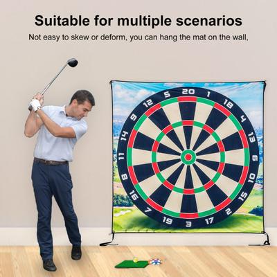 Golf Chipping Game Set Indoor Outdoor Games Play Equipment Golf Score Dart Game Chip Game Golf Training Aid