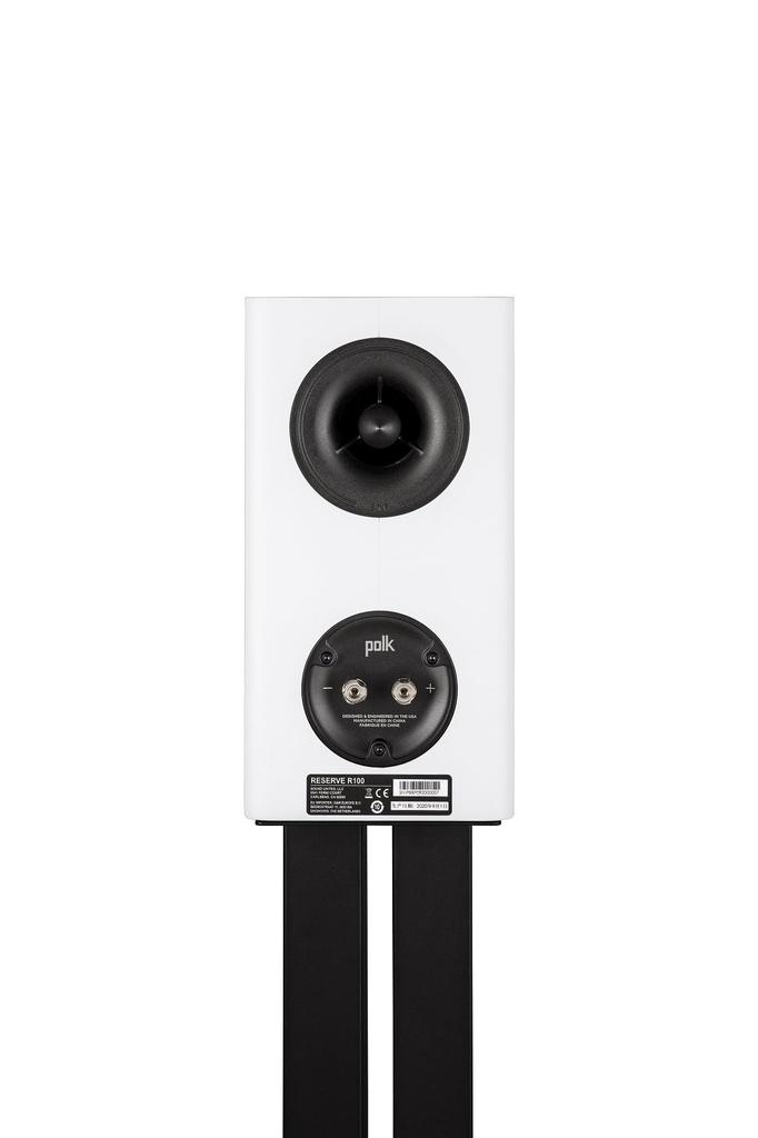 [POLK AUDIO] RESERVE R100 Compact Bookshelf Speaker White R100WHT