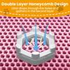 Cat Litter Mat Double Layer Pet Non Slip Big Pet Litter Box Filter MatWear Resistant Waterproof Anti-slip Cat Litter Mat