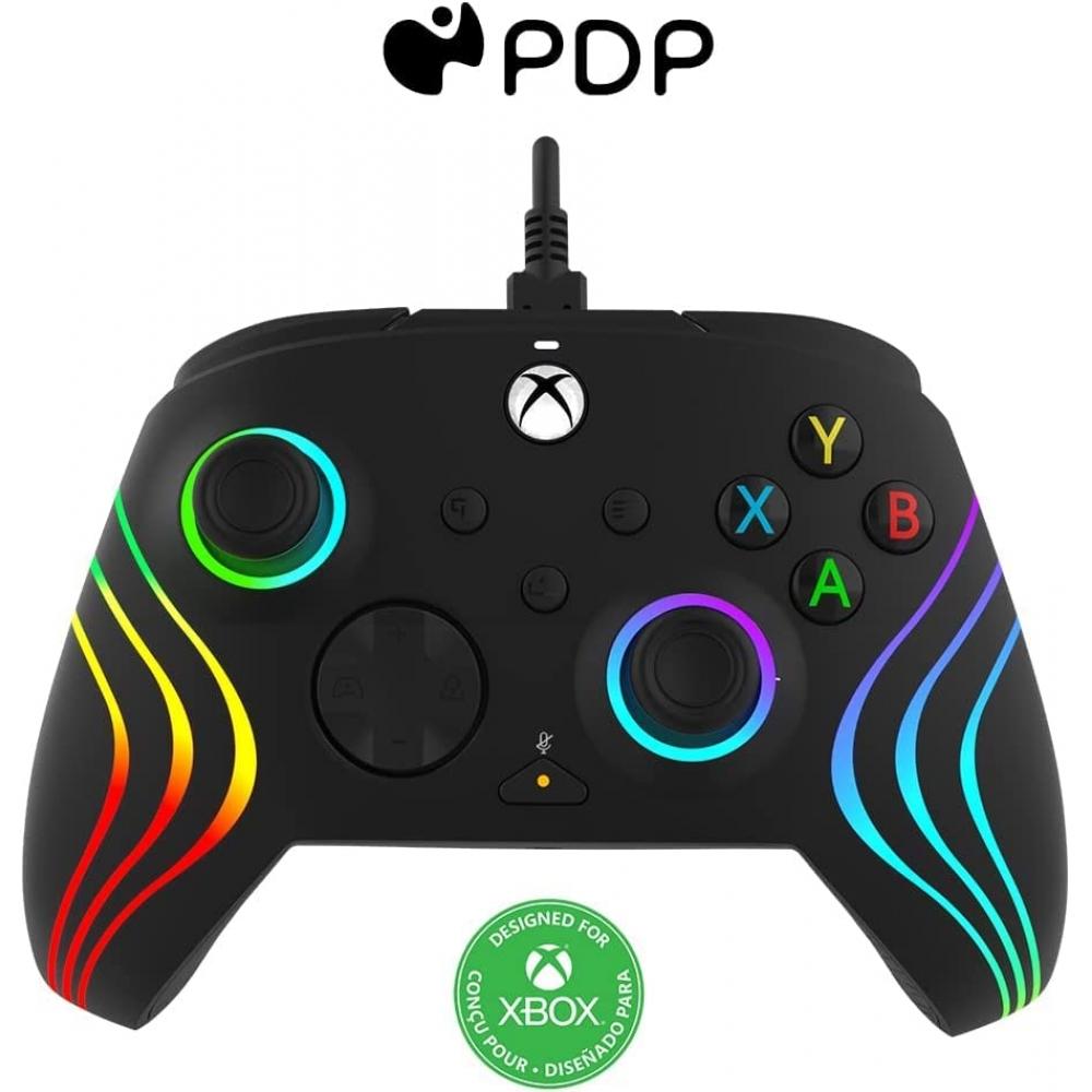 

Дротовий світлодіодний контролер Afterglow Wave для PDP Afterglow Wave світлодіодний дротовий контролер для Xbox Series XS – чорний [офіційно ліцензований продукт Xbox]