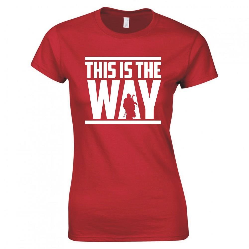 Inspired By The Unisexdalorian This Is The Way Outline Skinny Fit Tshirt S
