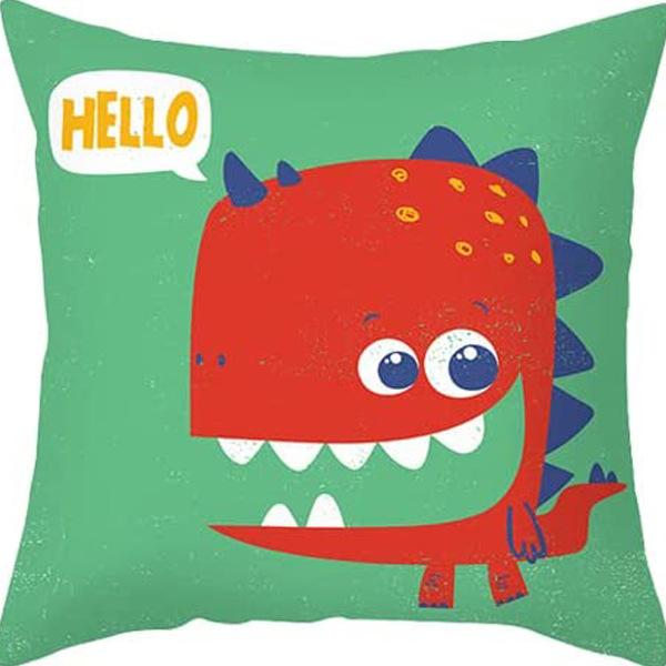 Nordic Cartoon Animal Pillow Cover Cute Printed Linen Pillow Home Ornament Sofa Car Premium Durable Quality Useful
