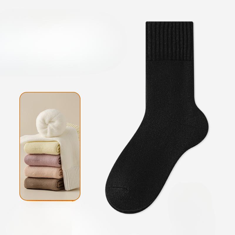 

Женские осенне-зимние теплые вельветовые и толстые шерстяные домашние носки-гольфы 1 pair