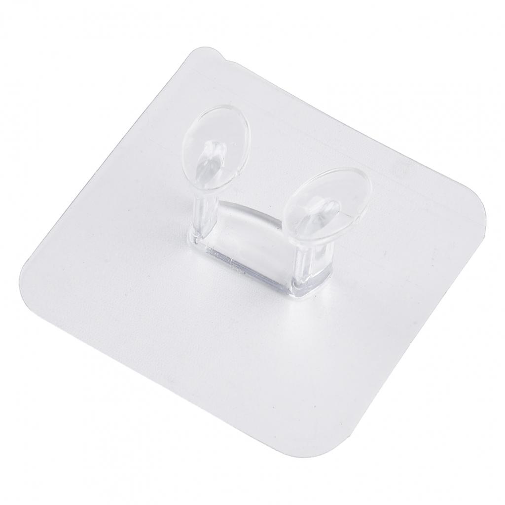Transparenter Stark Klebender Wandhängehalter Stanzfreier Haken Haushalts-WC-Gadget