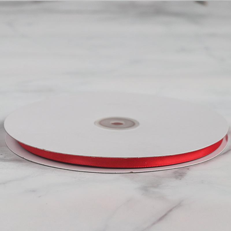 

Элегантная многофункциональная красная лента, зашифрованная полиэстеровая лента, подарочная упаковка, украшение для свадебного цветка, торта, новогоднего галстука, украшение для дома 0.6cm*91m