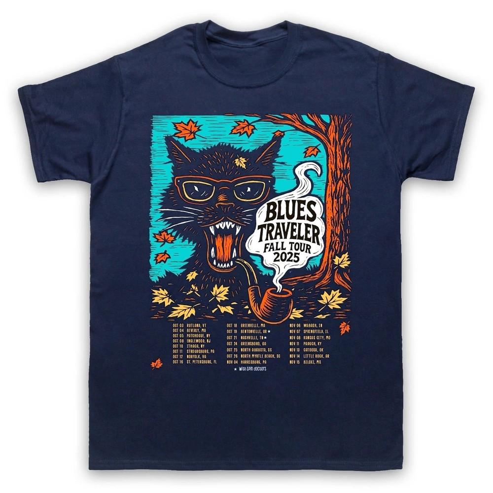

Blues Traveler Fall 2025 Tour with Spin Doctors T Shirt Full Size S5Xl FN1482 Unisex T-Shirt XXXXL