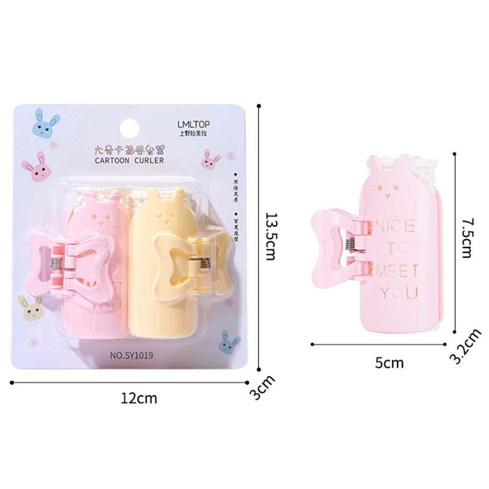 Salon Self-adhesive Hairdressing Women Bang Curler Lazy Bangs Roller Hair roller set Bangs Clip