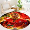 CR7 Cristiano Ronaldo Round Area Rug,Carpet Rug for Living Room Bedroom Sofa Playroom Decor,Non-slip Floor Mat