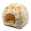 Three Arrows Chip & Dale Boa Dome Bed for Dogs and Cats, Yellow