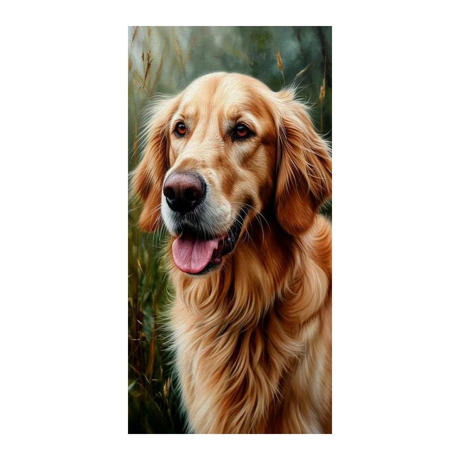 Yellow Dog Large Size Diamond Painting New Collection Animal Diy Full Square Round Drill Rhinestone Embroidery Mosaic Cross Stitch Kits