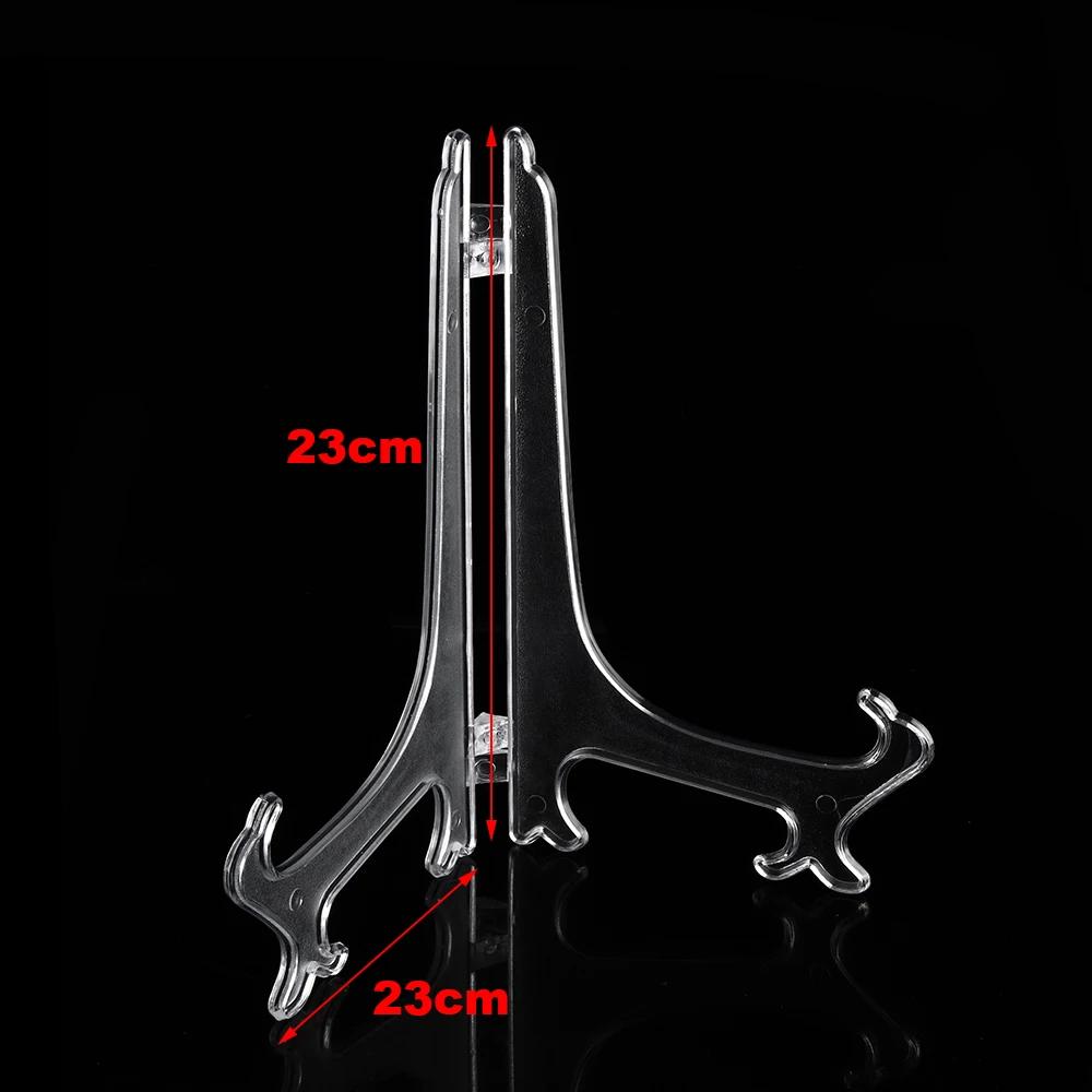 Black Iron Display Stand Craft Bracket Book Holder Photo Pedestal Bowl Dish Frame Picture Plate Rack Easel Storage Decoration