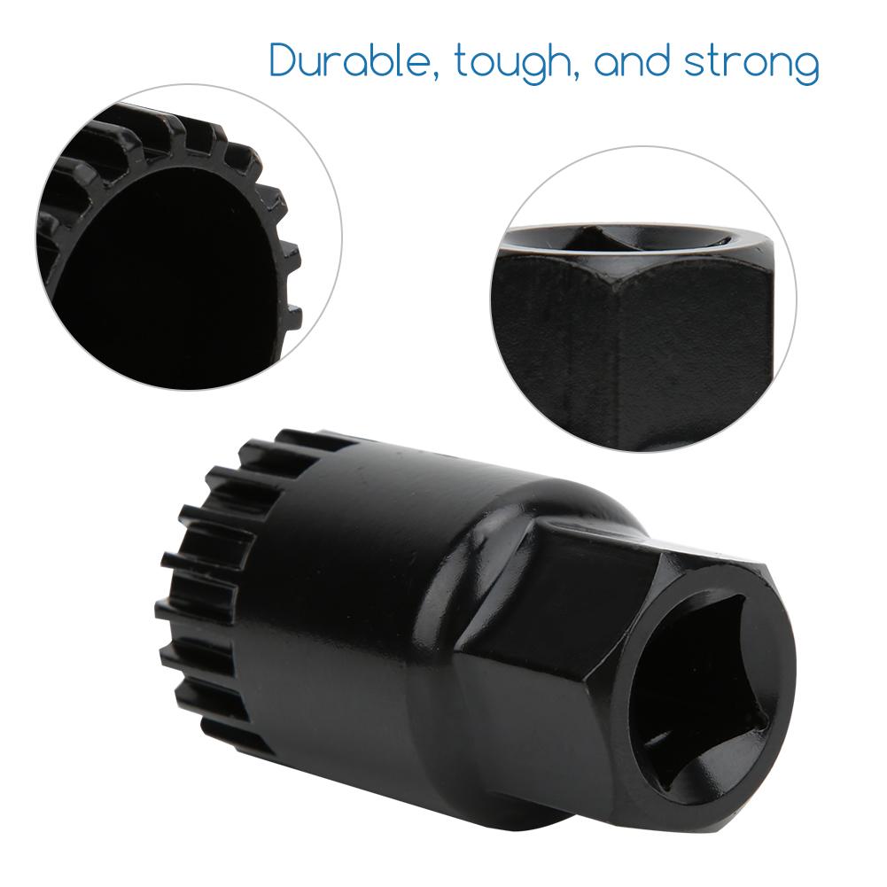 Bike Flywheel Remove Socket Lockring Remover Removal Repair Tool Middle Shaft Sleeve TubeLockring Remover