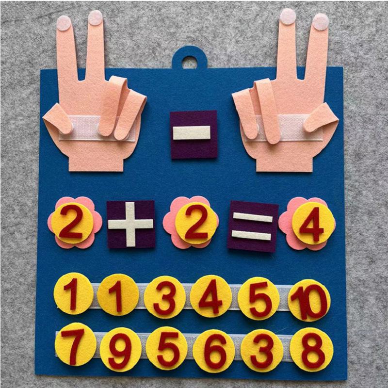 Montessori Felt Busy Board: Multi-Page Educational Toy & DIY Accessories for Early Childhood Learning