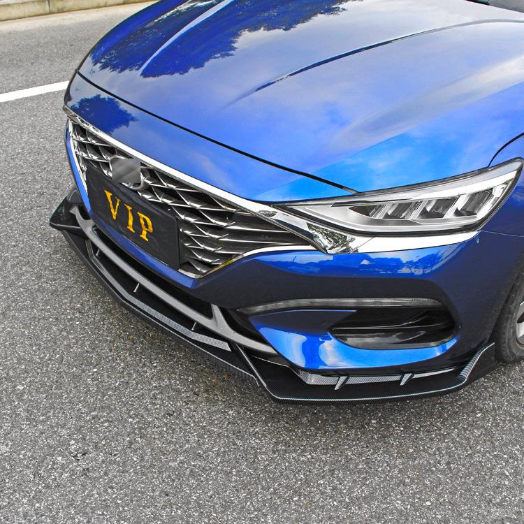 Modern Fiesta Front Lip & Rear Spoiler Kit: Combat Style Splitter, Louvers, and Bumper Protectors