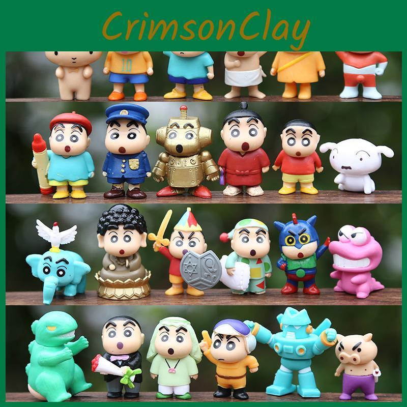 Shinchan Anime Crayon Character Figures Desktop Dolls Collectibles Toys Gift