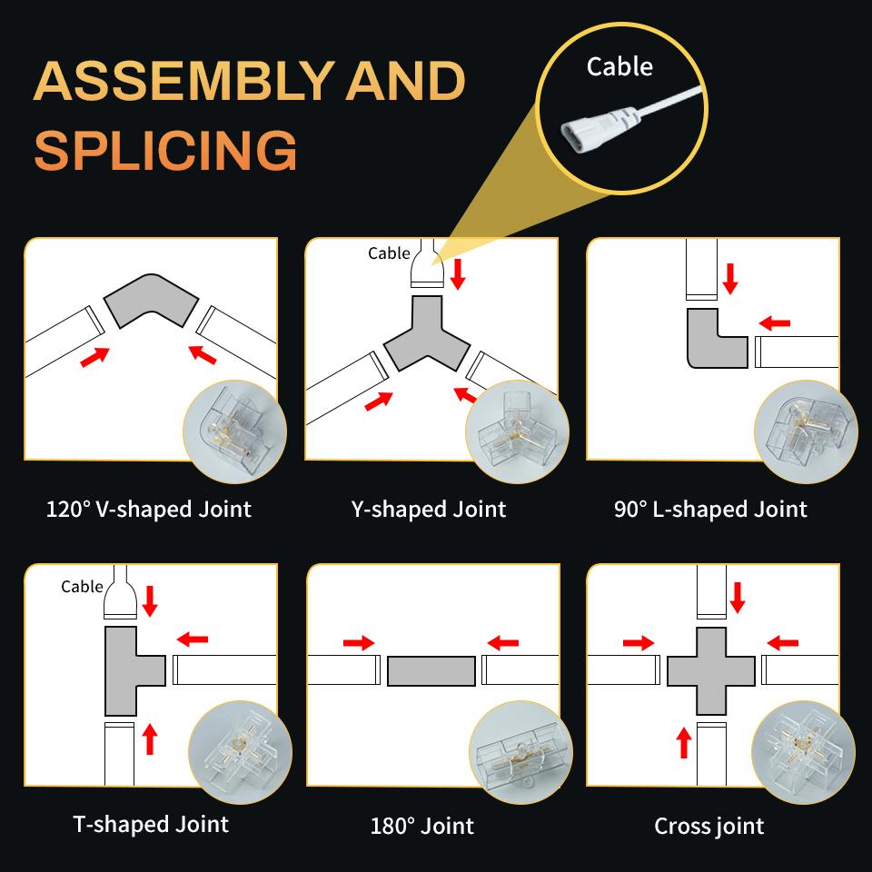 440mm Garage Light Hexagon Lights Lamp 85-265V Led Tube Honeycomb Ceiling Lighting For Auto Car Body Repair Led Worksho