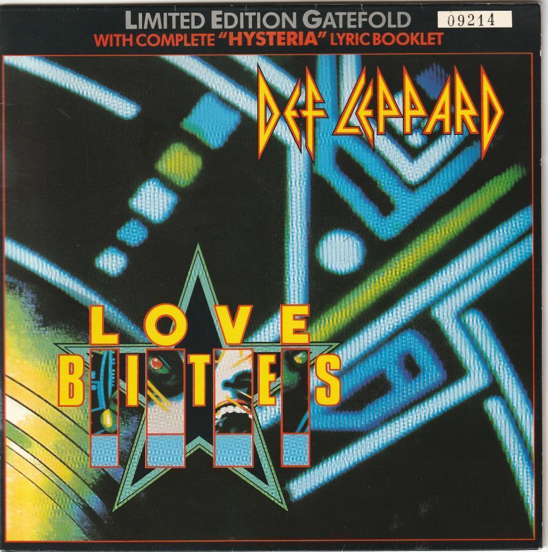 

[USED] Def Leppard Love Bites UK Edition Limited 7 Single Record