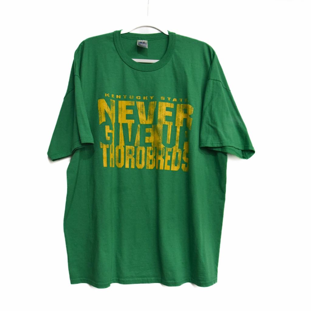 Russell Athletic Mens Green Graphic T Shirt Spellout Crew Neck Short Sleeve XXL