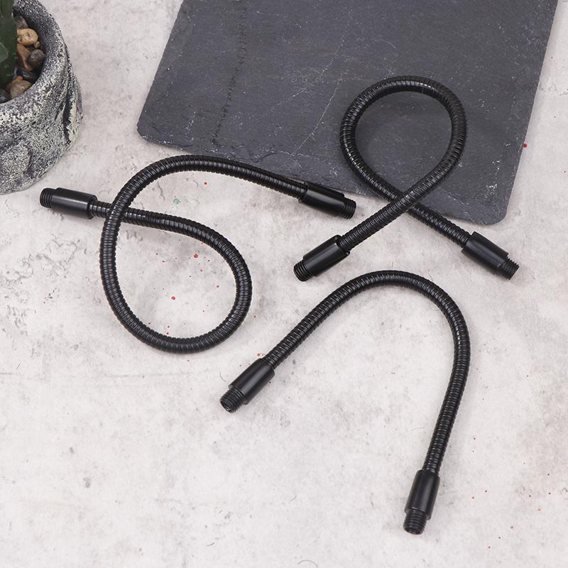 1Pc Led Gooseneck Metal Hose Dia 6Mm Bendable Diy Black Shaping Universal Soft Tube For Table Lamp Spotlight Floor Lamp