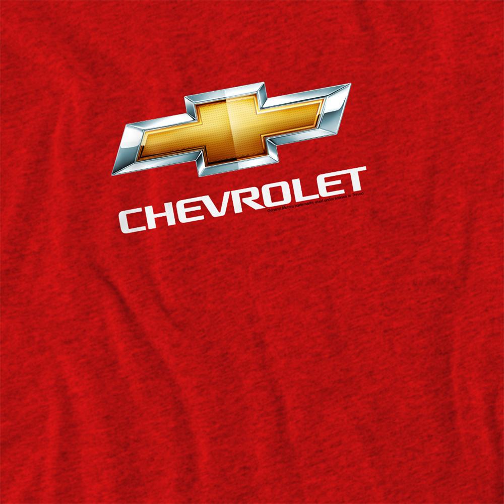 Chevrolet Unisex Adult Bowtie Stacked T-Shirt