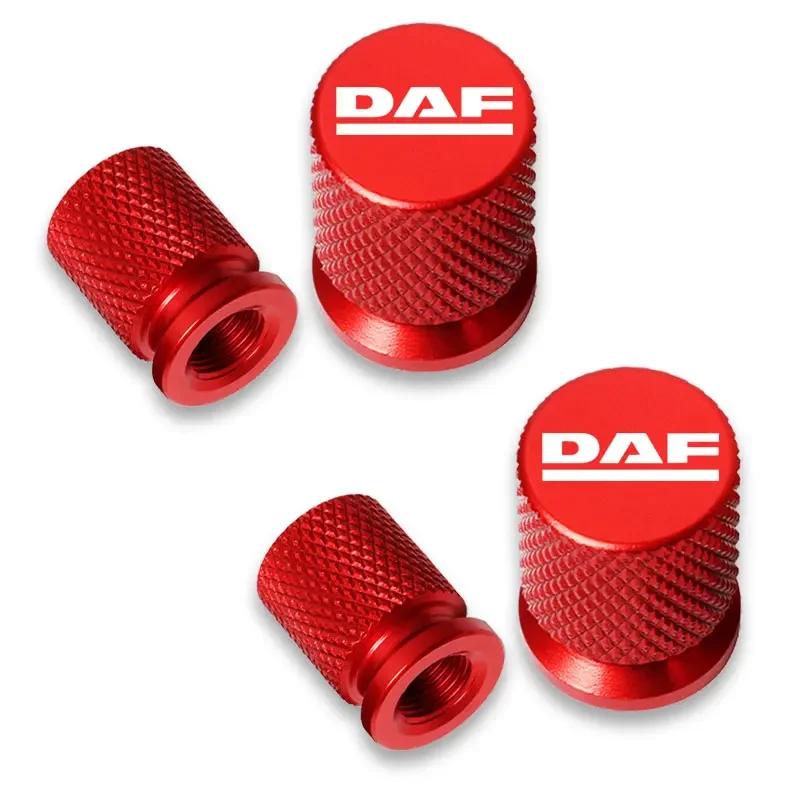 For DAF XF XG 95 105 106 4pcs Car Accessories Car Wheel Tire Valve Caps Tyre Stem Covers Airdust Waterproof