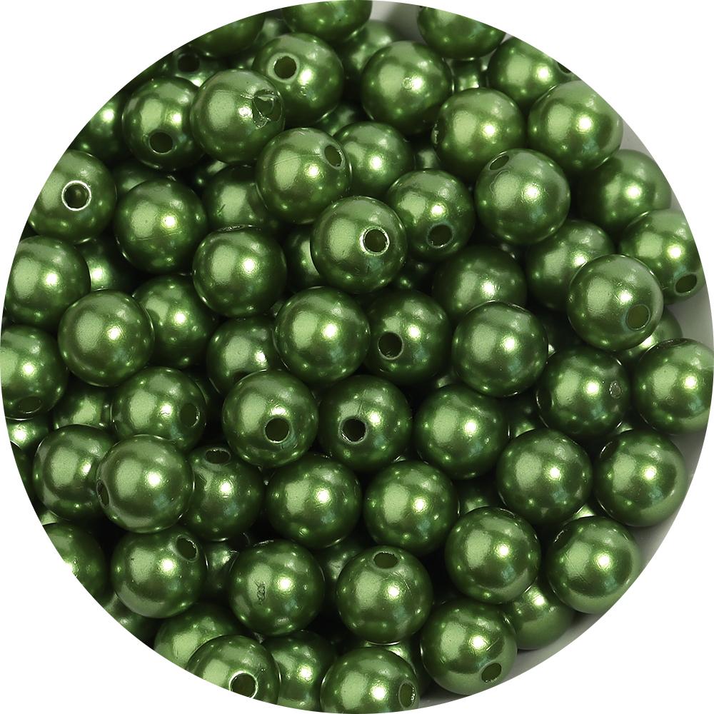 50-1000pcs/Lot 3/4/5/6/8/10/12mm Round Acrylic Plastic Beads ABS Imitation Pearl Beads Loose Spacer Bead For Jewelry Making