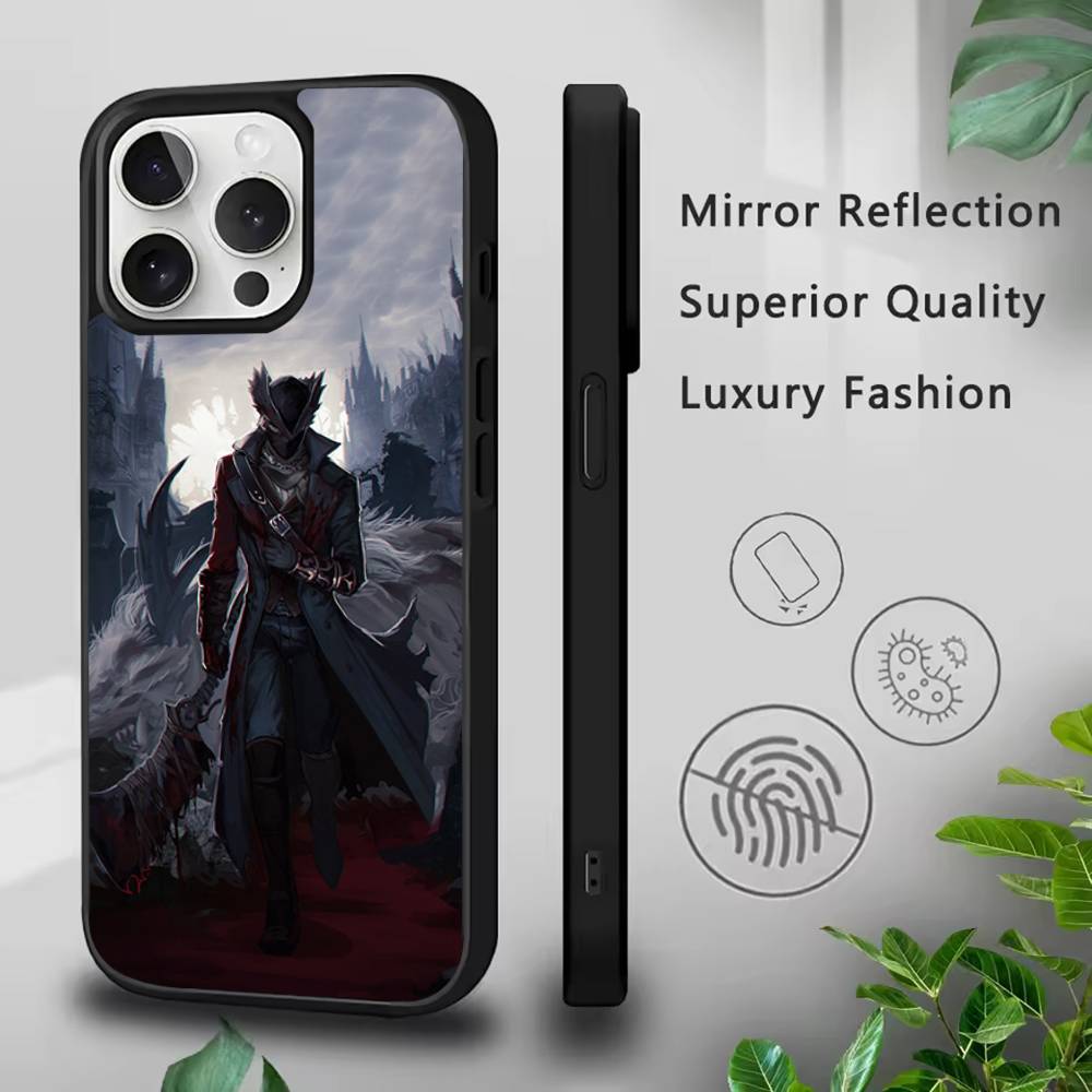 Game B-BloodborneS Phone Case For iPhone 17,16,15,14,13,12,11,Pro,Max,Plus,Mini,SE4,E Magnetic Magsafe Wireless Charging