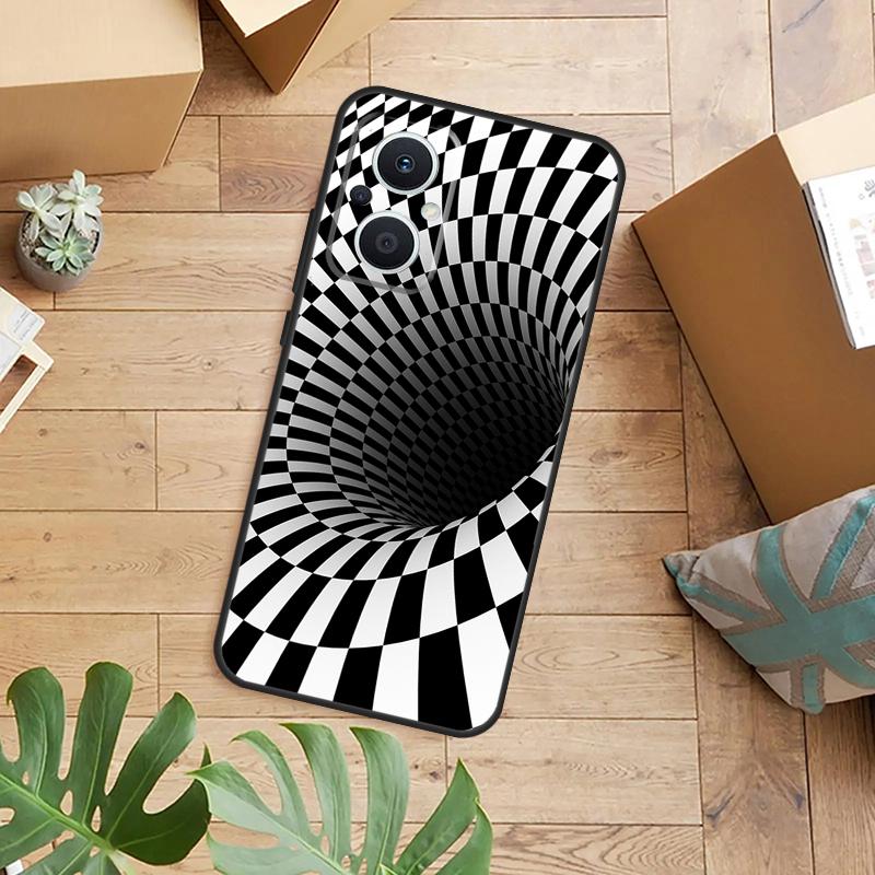 Crazy Checkered Phone Case For OPPO Reno 14 12 11 13 F 10 Pro 8T 7 8 Lite OPPO Find X8 X6 X5 X9 Pro Cover